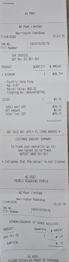 Returned Retail Boxes